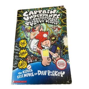 Captain Underpants And The Preposterous Plight Of The Purple Potty People Book